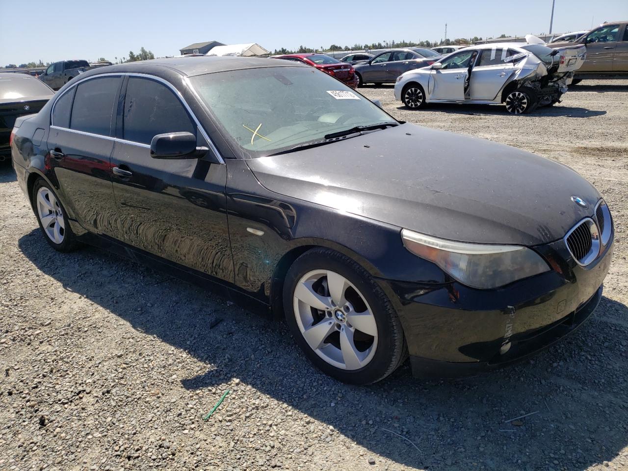 BMW 525 I 2006 with VIN WBANE53566CK91040 - Photo from auction