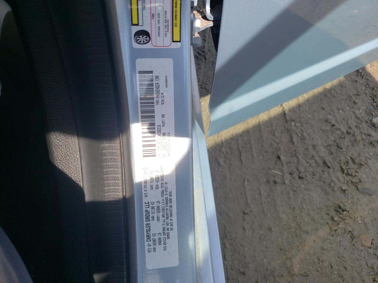 Photo 10 from auction – 2014 CHRYSLER 200 LIMITE with VIN 1C3CCBCG1EN156216