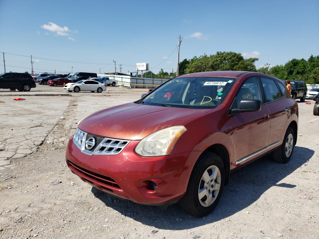 Photo 2 from auction – 2013 NISSAN ROGUE S with VIN JN8AS5MT7DW015960