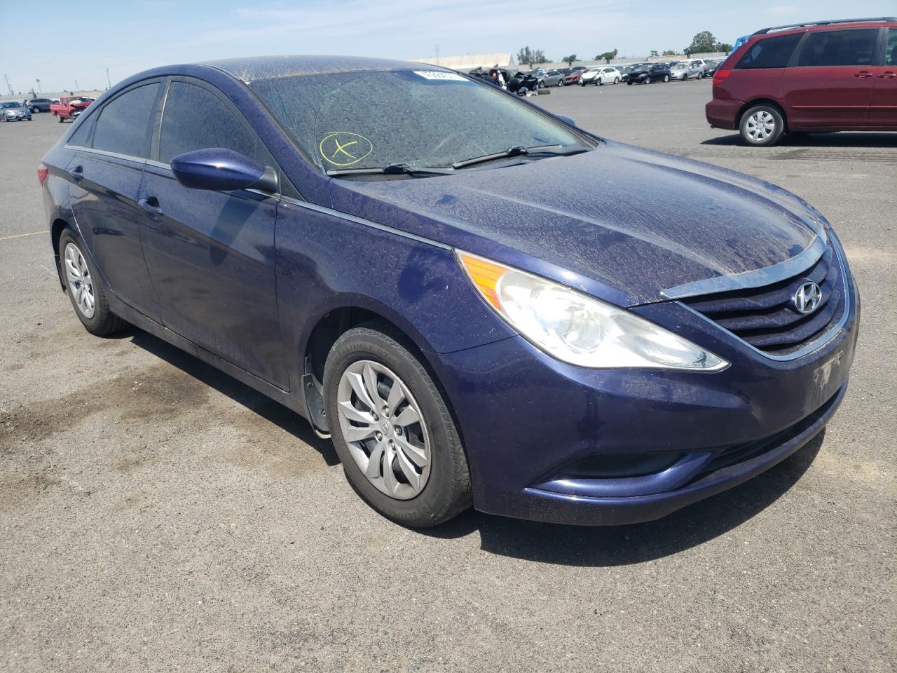 Photo 1 from auction – 2013 HYUNDAI SONATA GLS with VIN 5NPEB4AC8DH521220