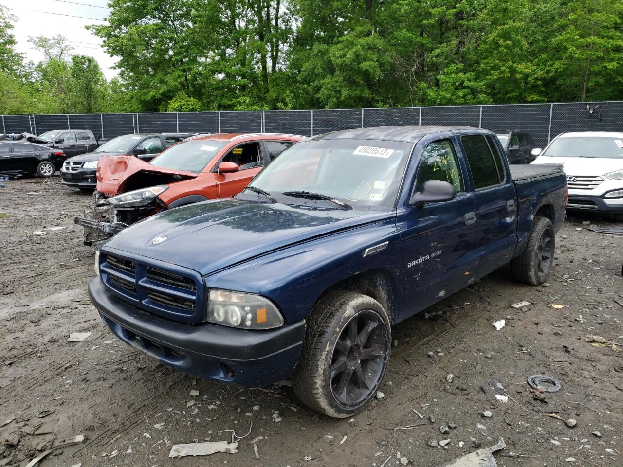 Photo 2 from auction – 2002 DODGE DAKOTA QUA with VIN 1B7HL38X52S624591
