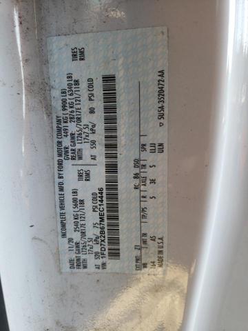Photo 10 from auction – 2021 FORD F250 SUPER with VIN 1FD7X2B67MEC14446