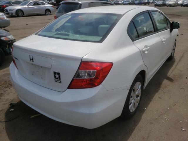 Photo 4 from auction – 2012 HONDA CIVIC LX with VIN 2HGFB2F57CH590797