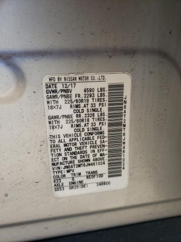 Photo 10 from auction – 2018 NISSAN ROGUE S with VIN JN8AT2MT6JW461024