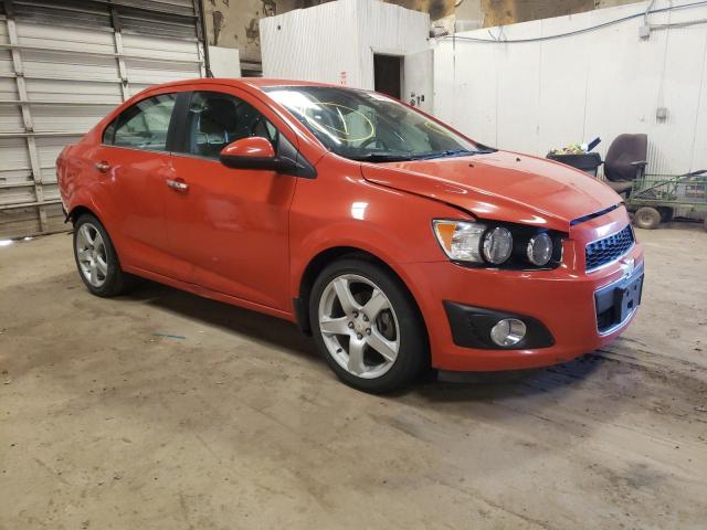 CHEVROLET SONIC LTZ 2012 with VIN 1G1JE5SH9C4122710 - Photo from auction