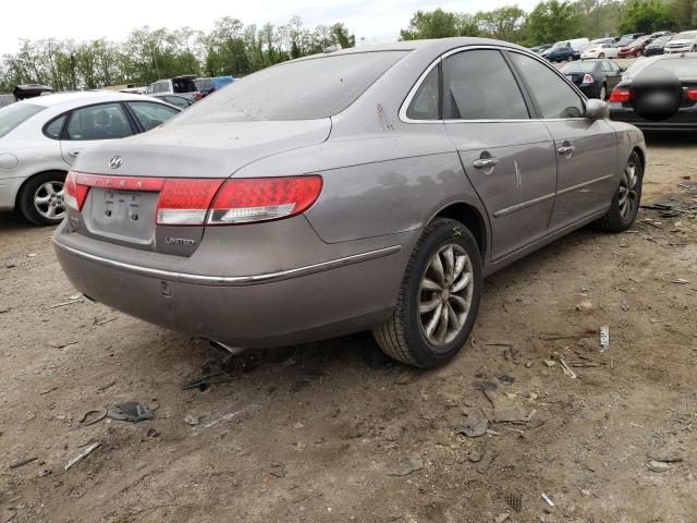 Photo 4 from auction – 2007 HYUNDAI AZERA with VIN KMHFC46F57A242612