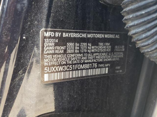Photo 10 from auction – 2015 BMW X4 XDRIVE2 with VIN 5UXXW3C51F0M88176