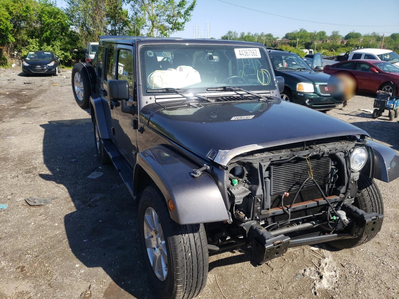 JEEP WRANGLER U 2017 with VIN 1C4BJWEG4HL600089 - Photo from auction