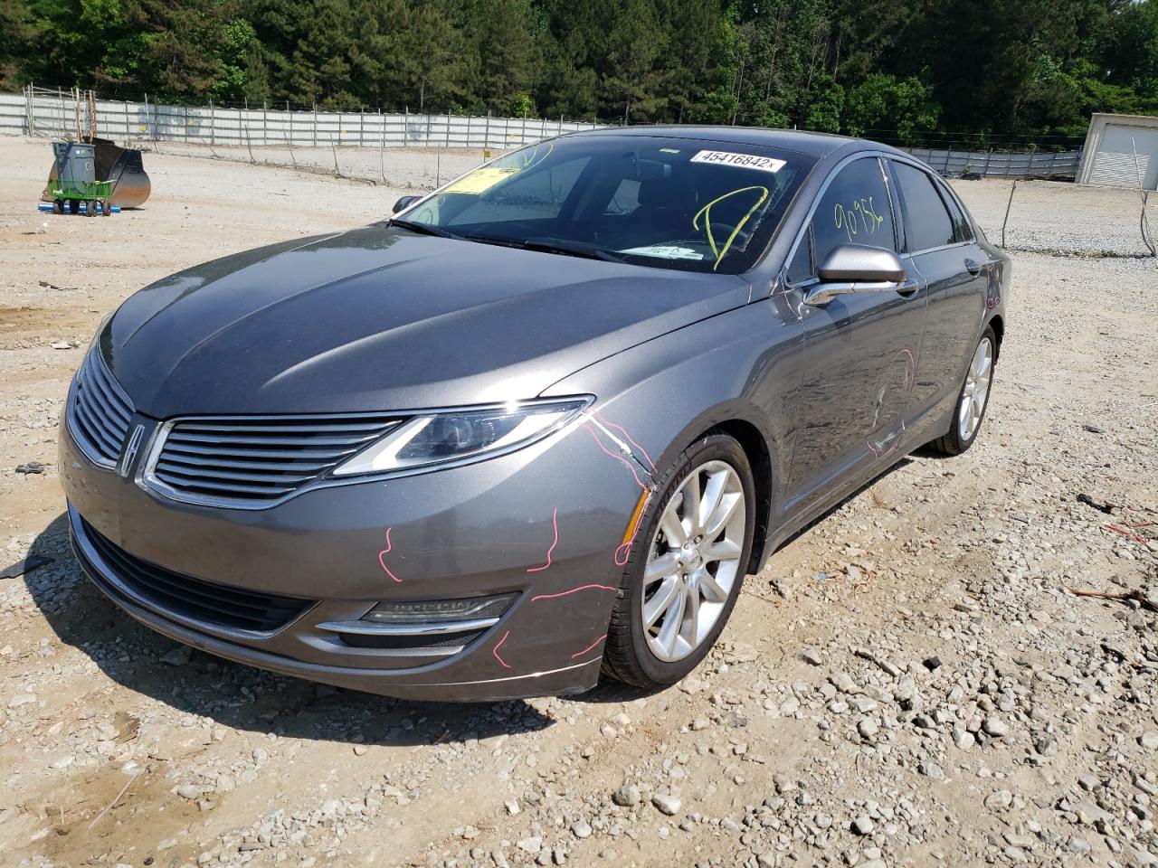 Photo 2 from auction – 2014 LINCOLN MKZ with VIN 3LN6L2GK6ER801331