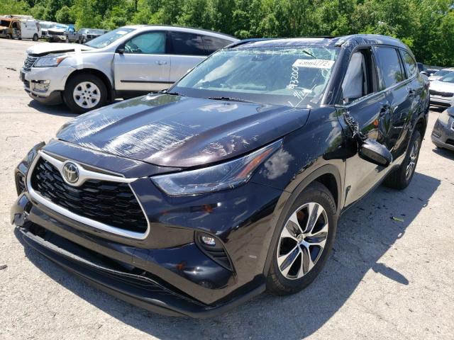 Photo 2 from auction – 2021 TOYOTA HIGHLANDER with VIN 5TDGZRAH5MS041837