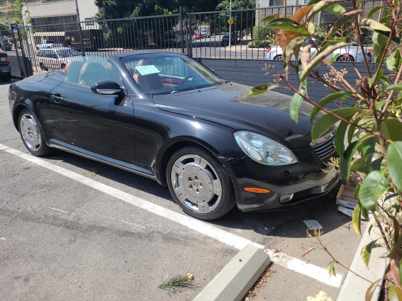 LEXUS SC 430 2002 with VIN JTHFN48Y320024369 - Photo from auction