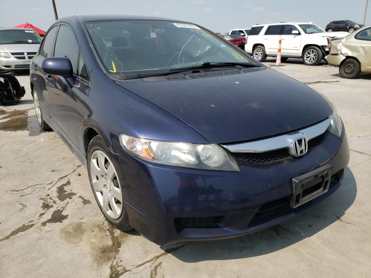 HONDA CIVIC LX 2010 with VIN 2HGFA1F53AH580004 - Photo from auction