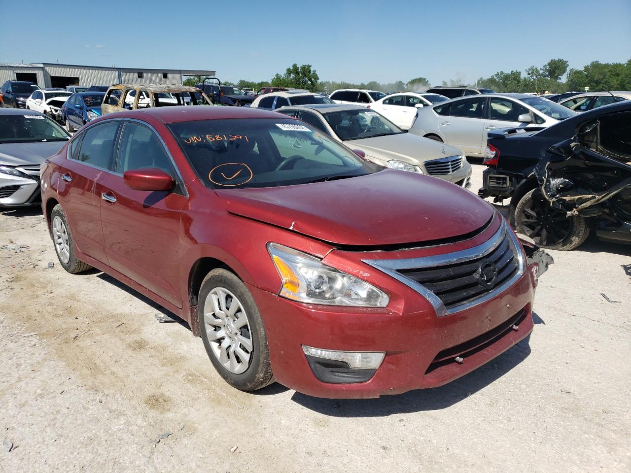 NISSAN ALTIMA 2.5 2015 with VIN 1N4AL3AP5FC581291 - Photo from auction