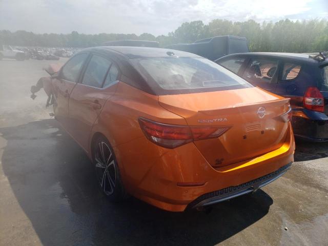 Photo 3 from auction – 2021 NISSAN SENTRA SR with VIN 3N1AB8DV6MY204609