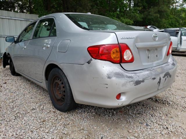 Photo 3 from auction – 2009 TOYOTA COROLLA BA with VIN JTDBL40E89J022340