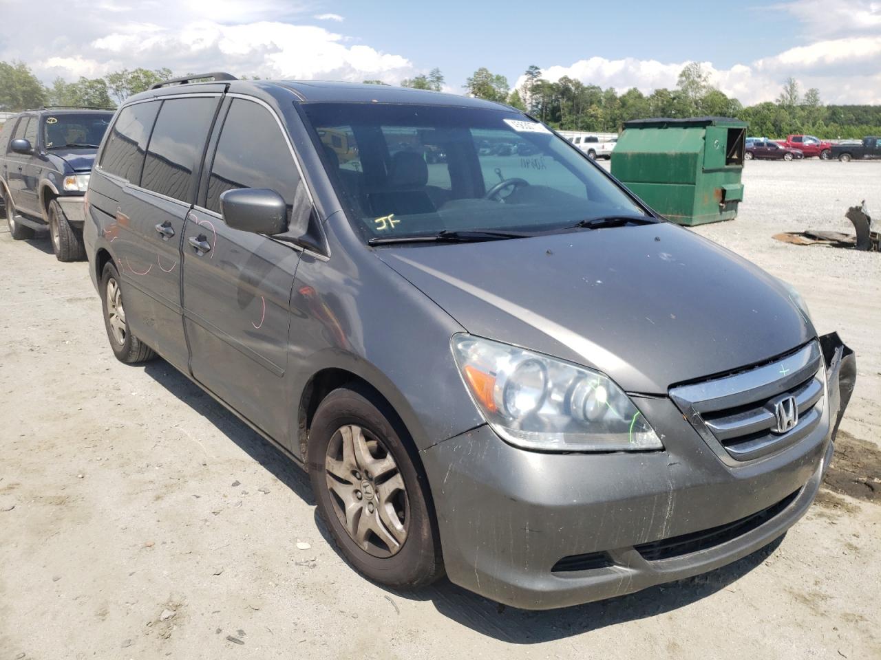 HONDA ODYSSEY EX 2007 with VIN 5FNRL38747B140906 - Photo from auction