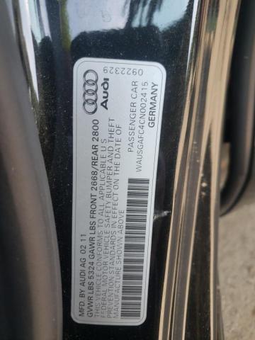 Photo 10 from auction – 2012 AUDI A7 PRESTIG with VIN WAUSGAFC4CN002415