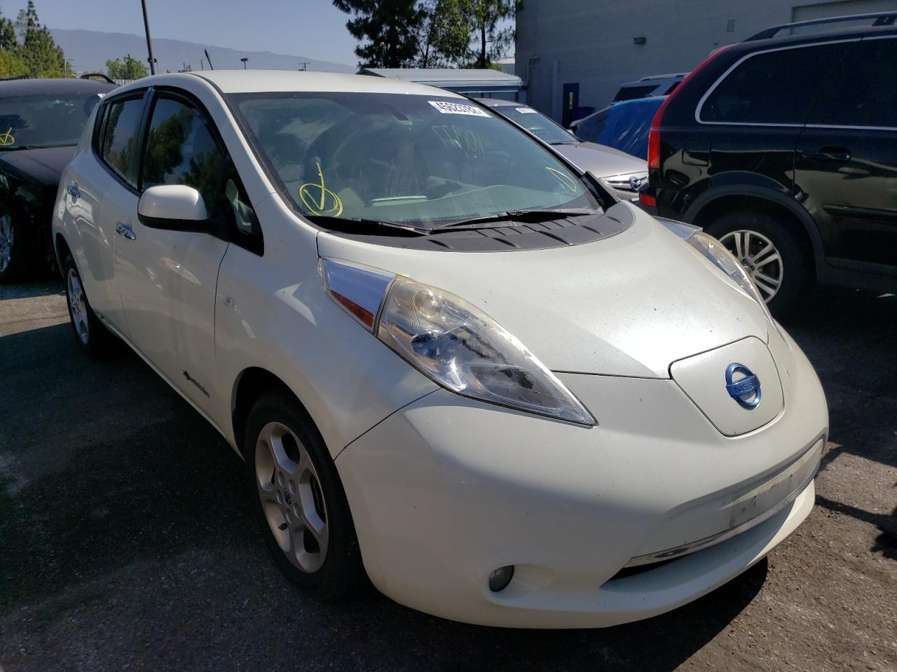 NISSAN LEAF SV 2012 with VIN JN1AZ0CP6CT019256 - Photo from auction