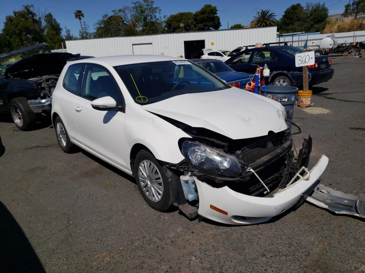 VOLKSWAGEN GOLF 2012 with VIN WVWAB7AJ5CW287870 - Photo from auction