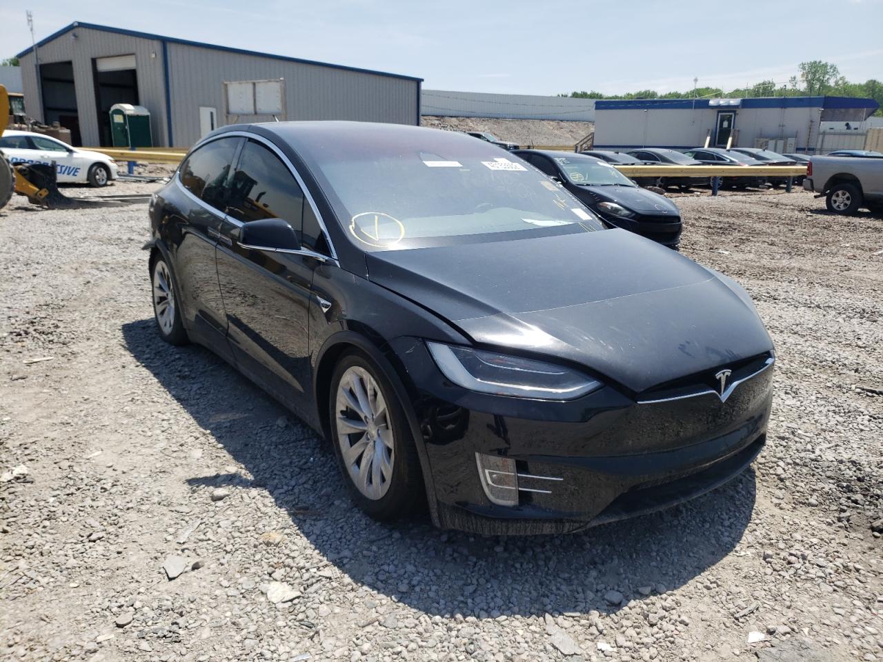 TESLA MODEL X 2018 with VIN 5YJXCDE24JF104226 - Photo from auction