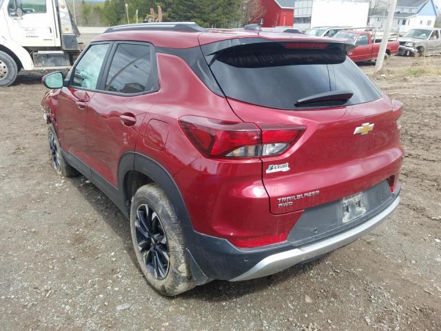 Photo 3 from auction – 2021 CHEVROLET TRAILBLAZE with VIN KL79MRSL3MB082093
