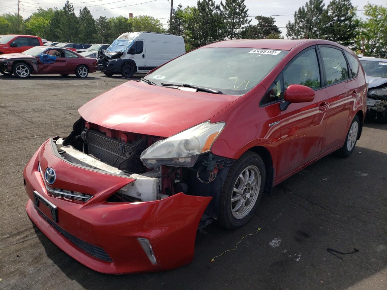 Photo 2 from auction – 2013 TOYOTA PRIUS V with VIN JTDZN3EU6D3266407