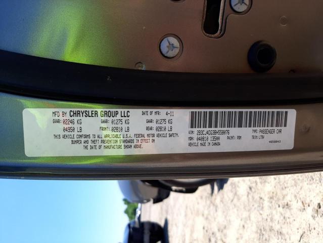 Photo 10 from auction – 2011 DODGE CHALLENGER with VIN 2B3CJ4DG3BH558076