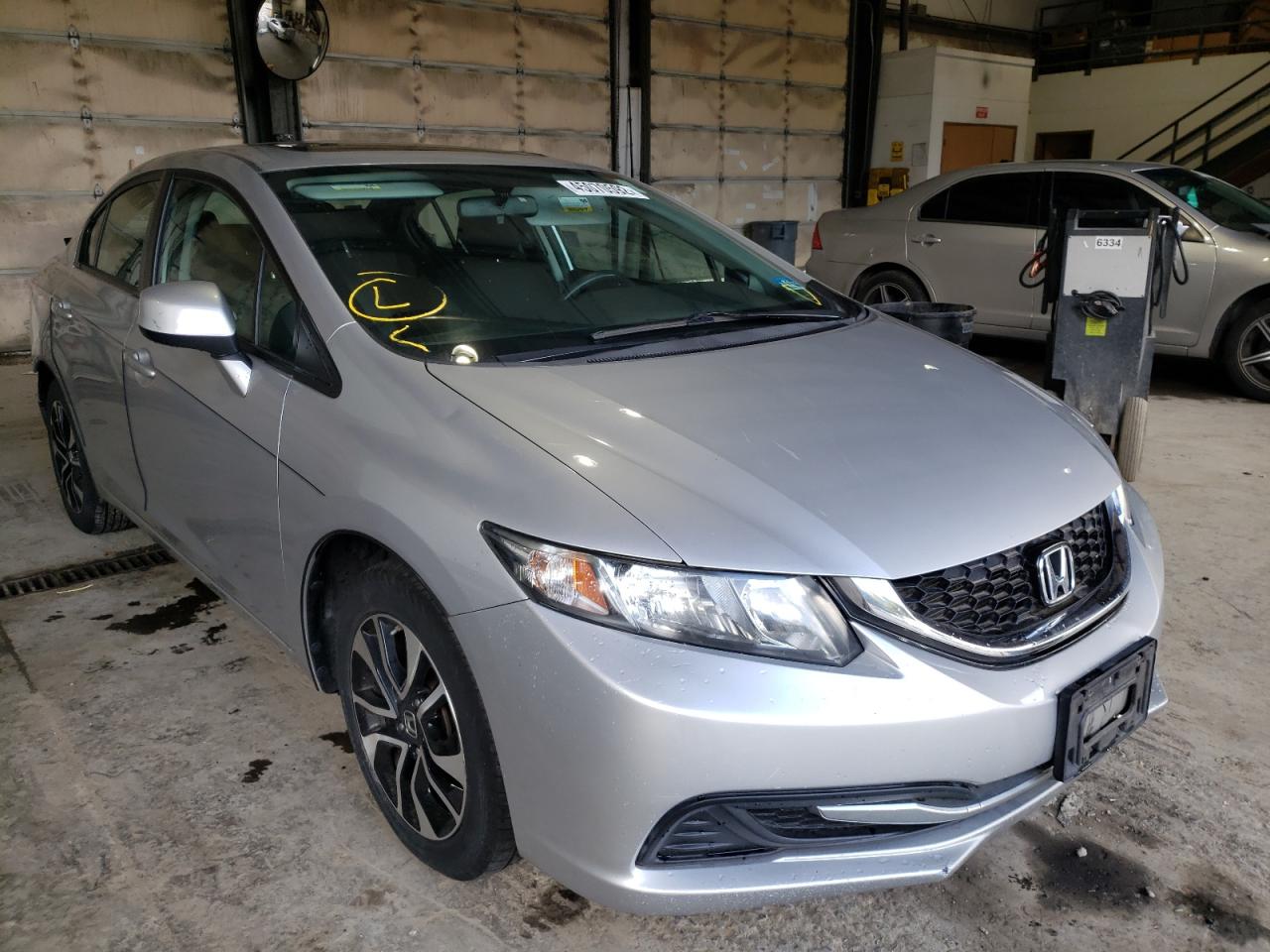 HONDA CIVIC EX 2013 with VIN 19XFB2F80DE213198 - Photo from auction