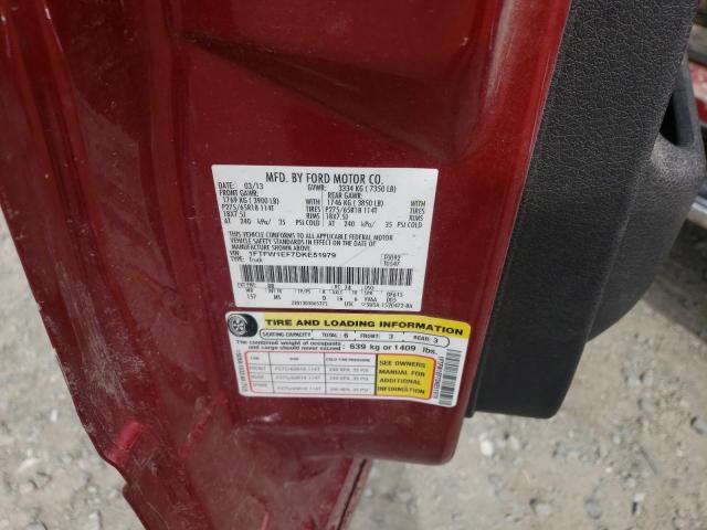 Photo 10 from auction – 2013 FORD F150 SUPER with VIN 1FTFW1EF7DKE51979