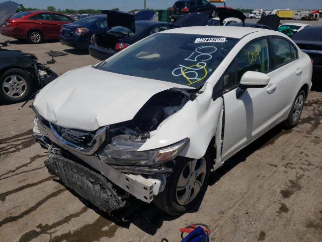 Photo 2 from auction – 2015 HONDA CIVIC LX with VIN 19XFB2F55FE078650