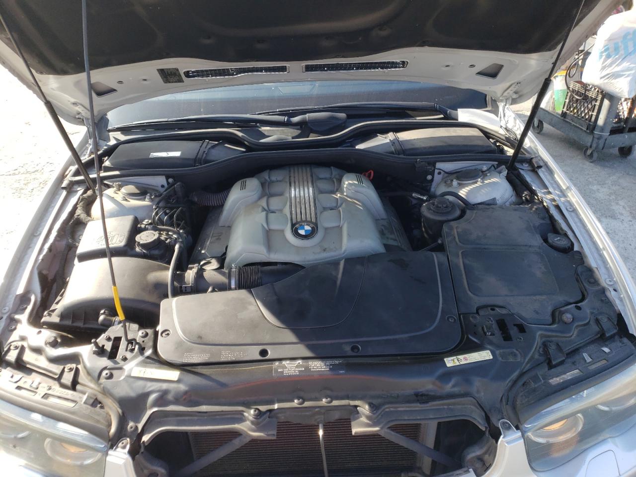 Photo 7 from auction – 2003 BMW 745 I with VIN WBAGL634X4DP71620
