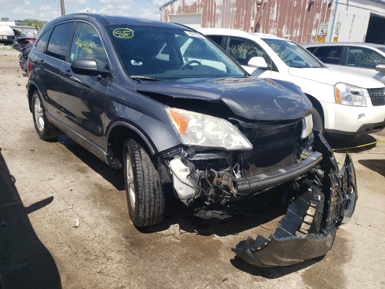 HONDA CR-V EX 2011 with VIN 5J6RE4H55BL066166 - Photo from auction