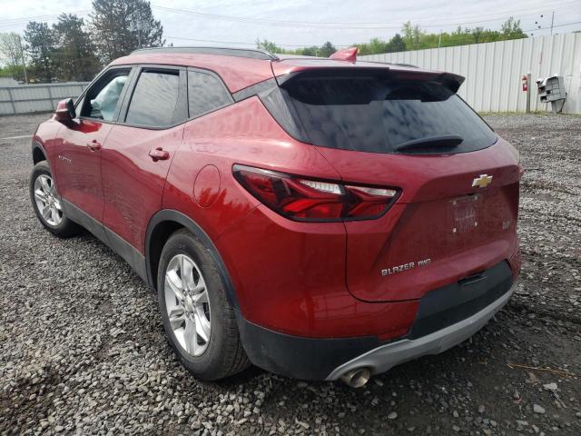 Photo 3 from auction – 2021 CHEVROLET BLAZER 2LT with VIN 3GNKBHRS3MS522259