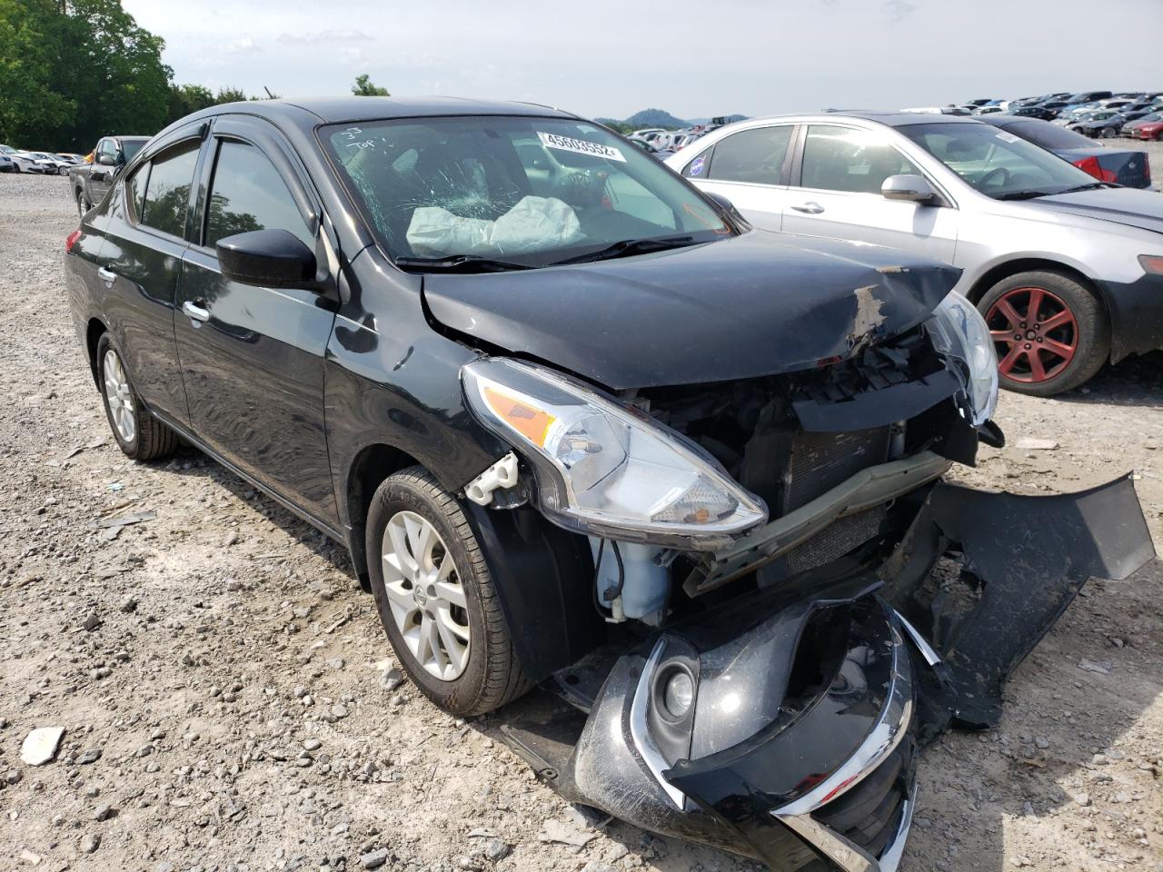 NISSAN VERSA S 2015 with VIN 3N1CN7AP2FL878112 - Photo from auction