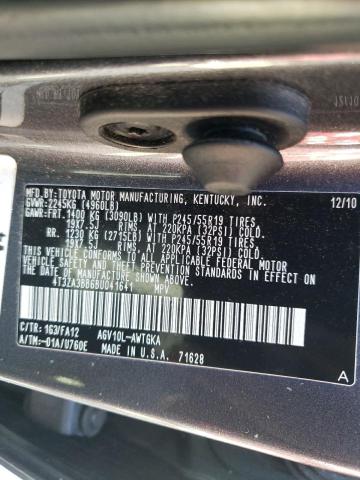 Photo 10 from auction – 2011 TOYOTA VENZA with VIN 4T3ZA3BB6BU041641
