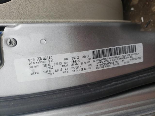 Photo 10 from auction – 2019 DODGE GRAND CARA with VIN 2C4RDGCG2KR749419