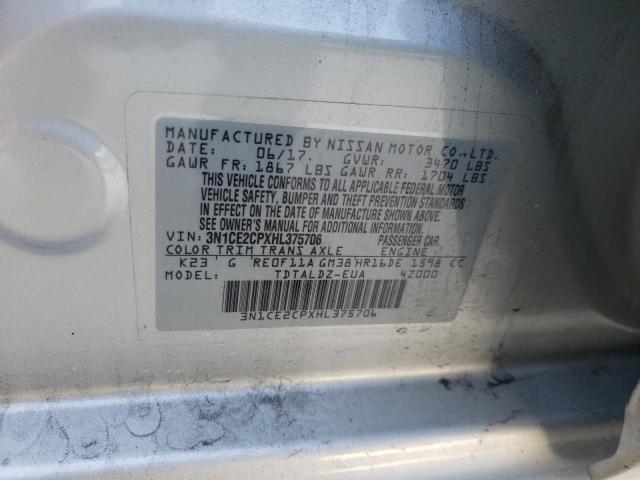 Photo 10 from auction – 2017 NISSAN VERSA NOTE with VIN 3N1CE2CPXHL375706