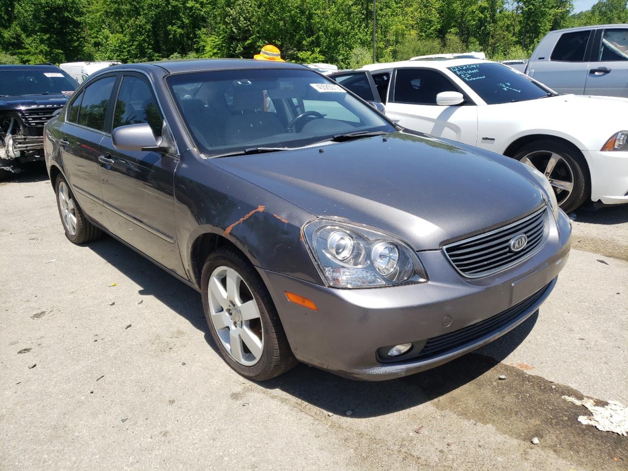 KIA OPTIMA LX 2008 with VIN KNAGE123685241716 - Photo from auction
