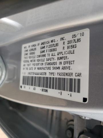 Photo 10 from auction – 2010 HONDA ACCORD LXP with VIN 1HGCP2F44AA146378