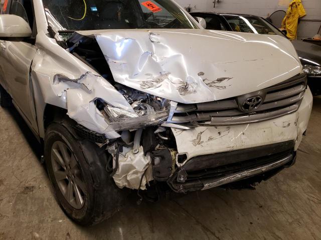 Photo 9 from auction – 2012 TOYOTA HIGHLANDER with VIN 5TDBK3EH5CS150142