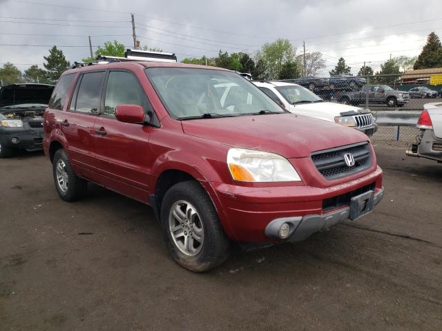HONDA PILOT EXL 2005 with VIN 2HKYF18565H523153 - Photo from auction