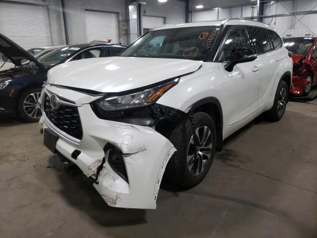 Photo 2 from auction – 2020 TOYOTA HIGHLANDER with VIN 5TDGZRBHXLS505962