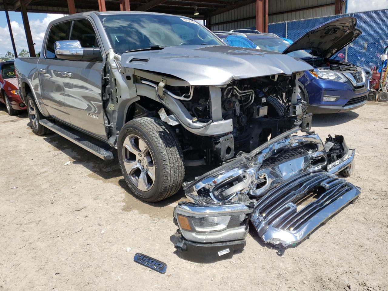 Photo 1 from auction – 2019 RAM 1500 LARAM with VIN 1C6SRFJT4KN665619