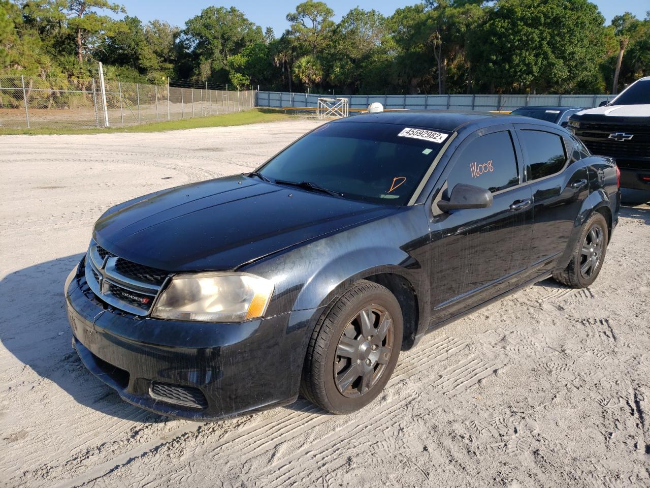 Photo 2 from auction – 2014 DODGE AVENGER SE with VIN 1C3CDZAB5EN168687