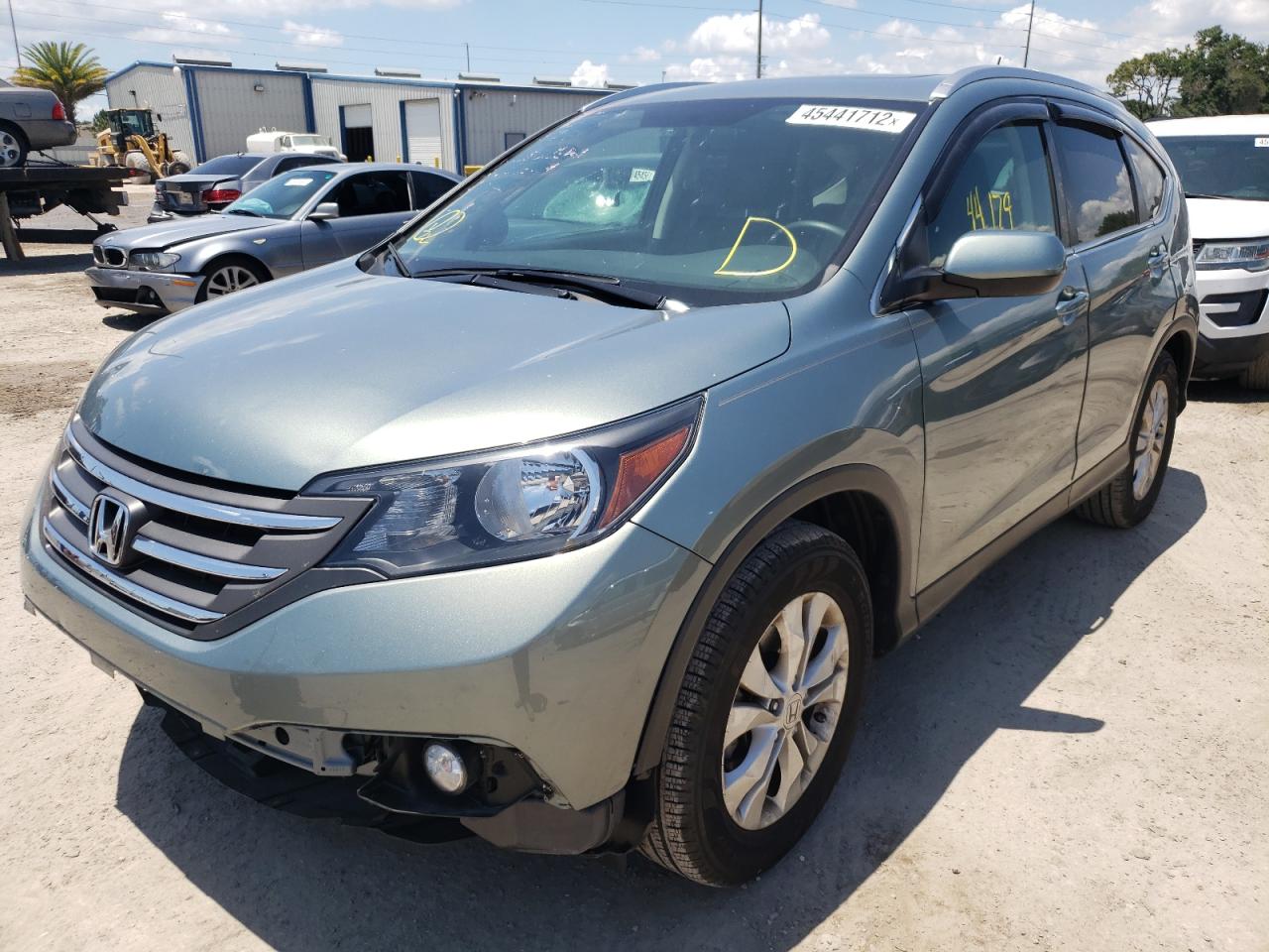 Photo 2 from auction – 2012 HONDA CR-V EXL with VIN JHLRM3H70CC003257