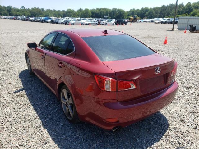 Photo 3 from auction – 2012 LEXUS IS 250 with VIN JTHBF5C23C5166911