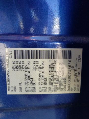 Photo 10 from auction – 2021 NISSAN ROGUE SL with VIN 5N1AT3CA1MC713636