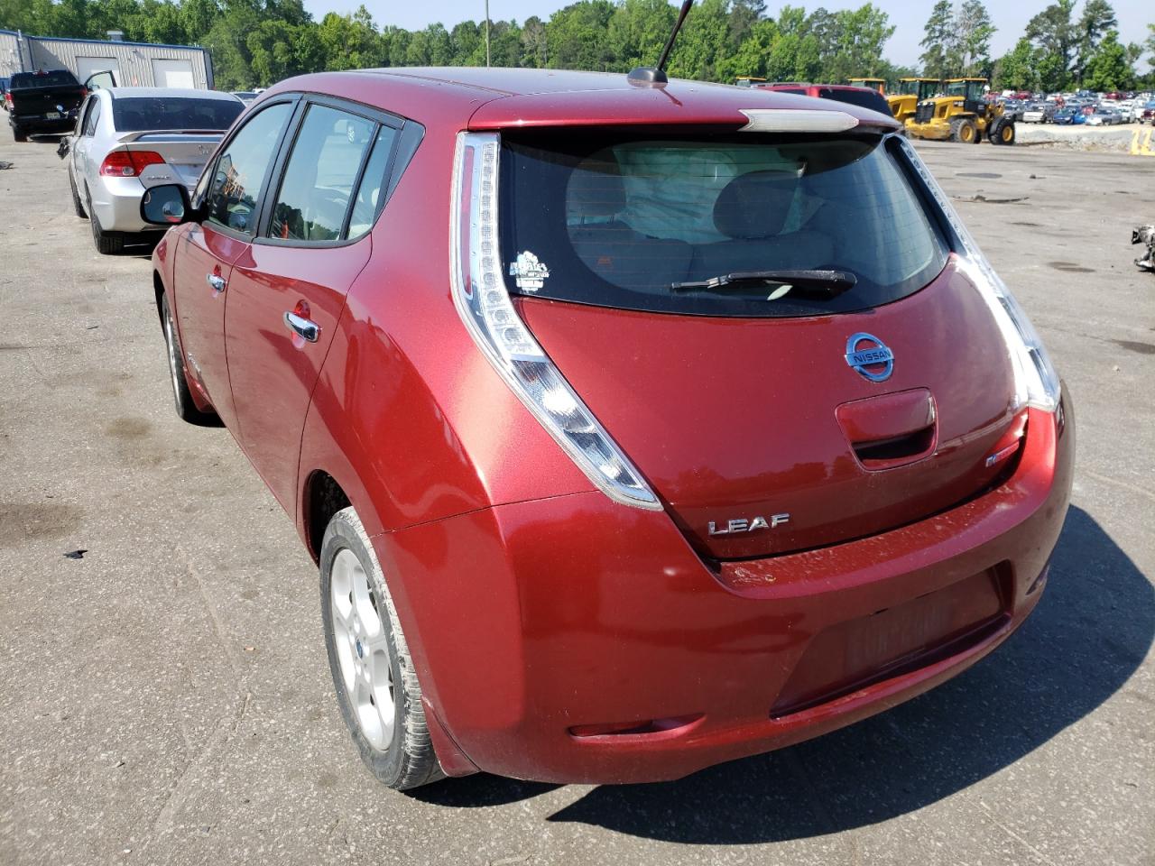 Photo 3 from auction – 2013 NISSAN LEAF S with VIN 1N4AZ0CP6DC411805