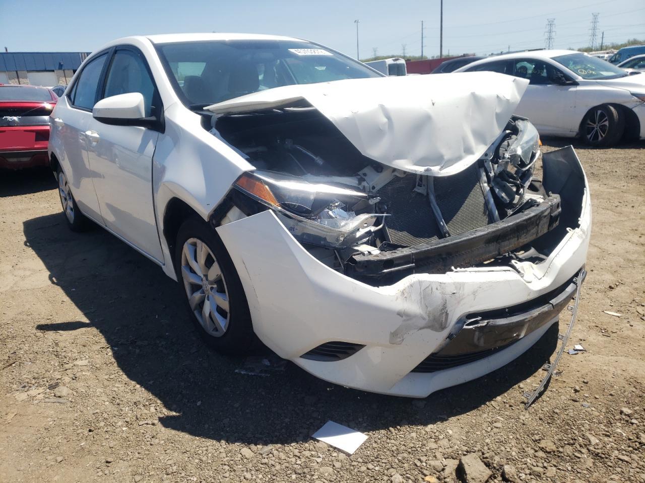 TOYOTA COROLLA L 2015 with VIN 5YFBURHEXFP303089 - Photo from auction