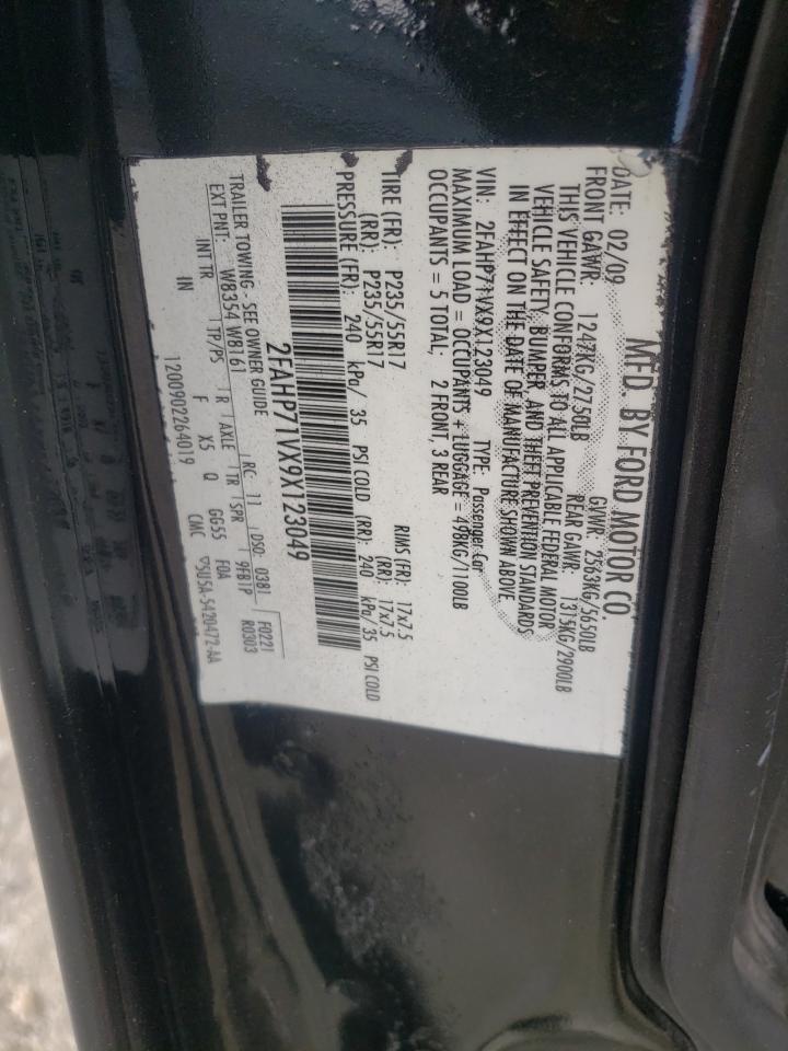 Photo 10 from auction – 2009 FORD CROWN VICT with VIN 2FAHP71VX9X123049